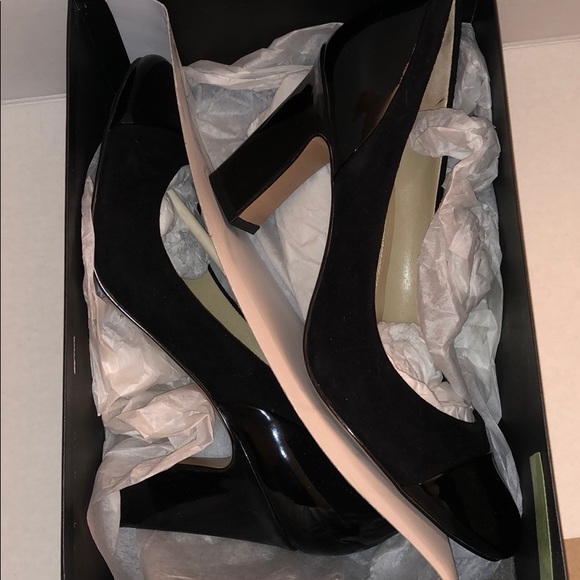 NWT Ellen Tracy Black Amber Heels, Size 8 - Picture 2 of 7